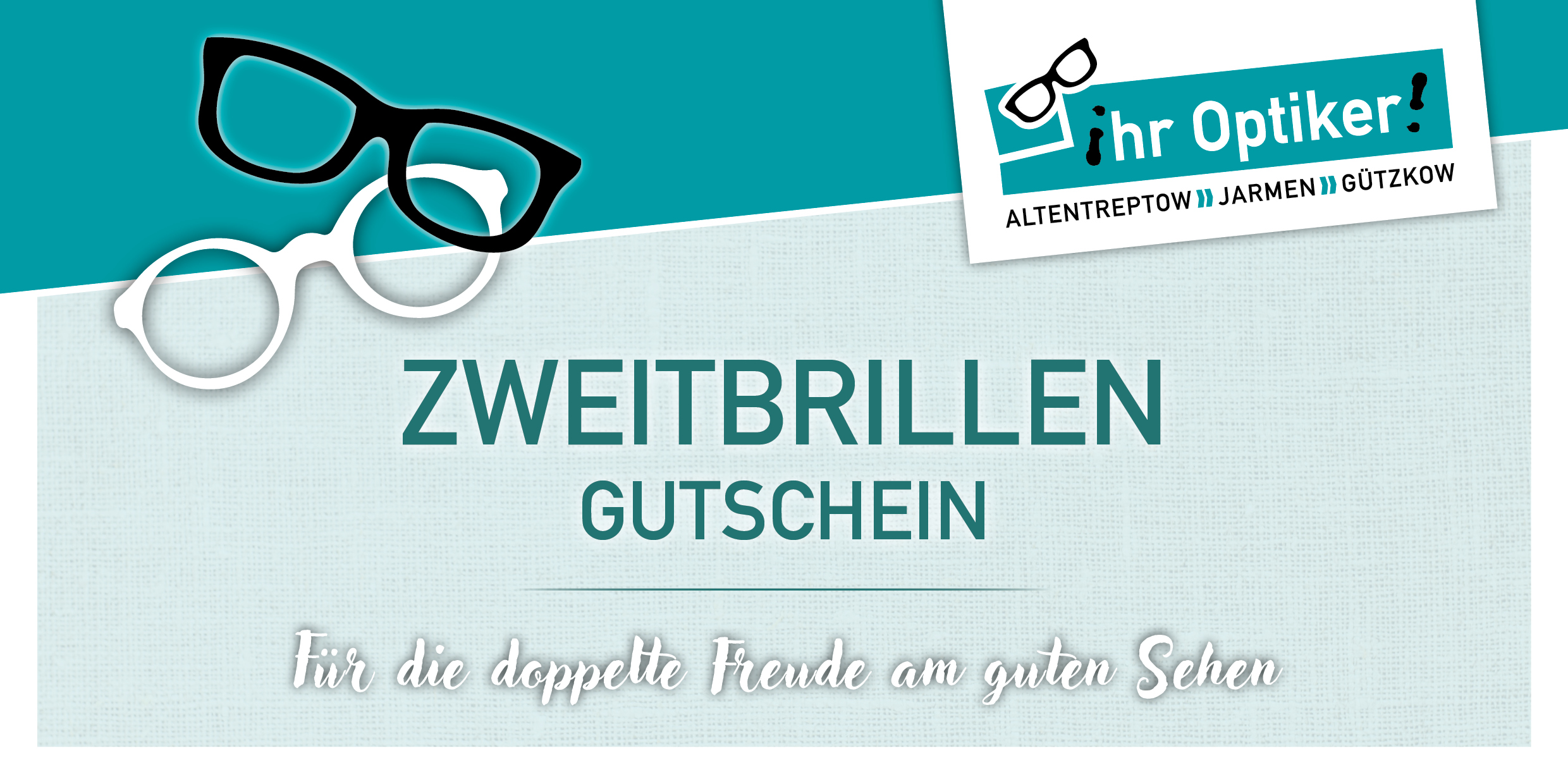 Zweitbrillen Gutschein